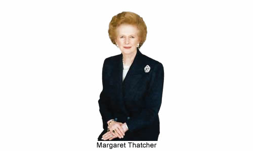 Margaret Thatcher es primera ministra